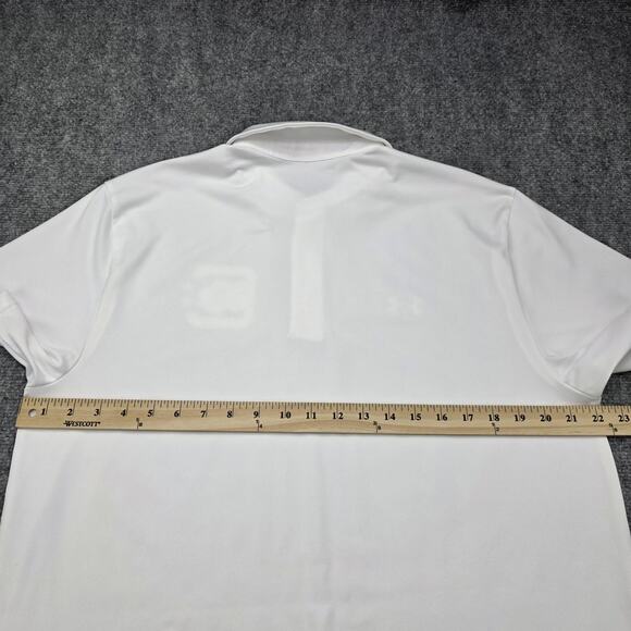 South Carolina Gamecocks Shirt Mens Large White Polo NCAA College Under Armour - Picture 5 of 16